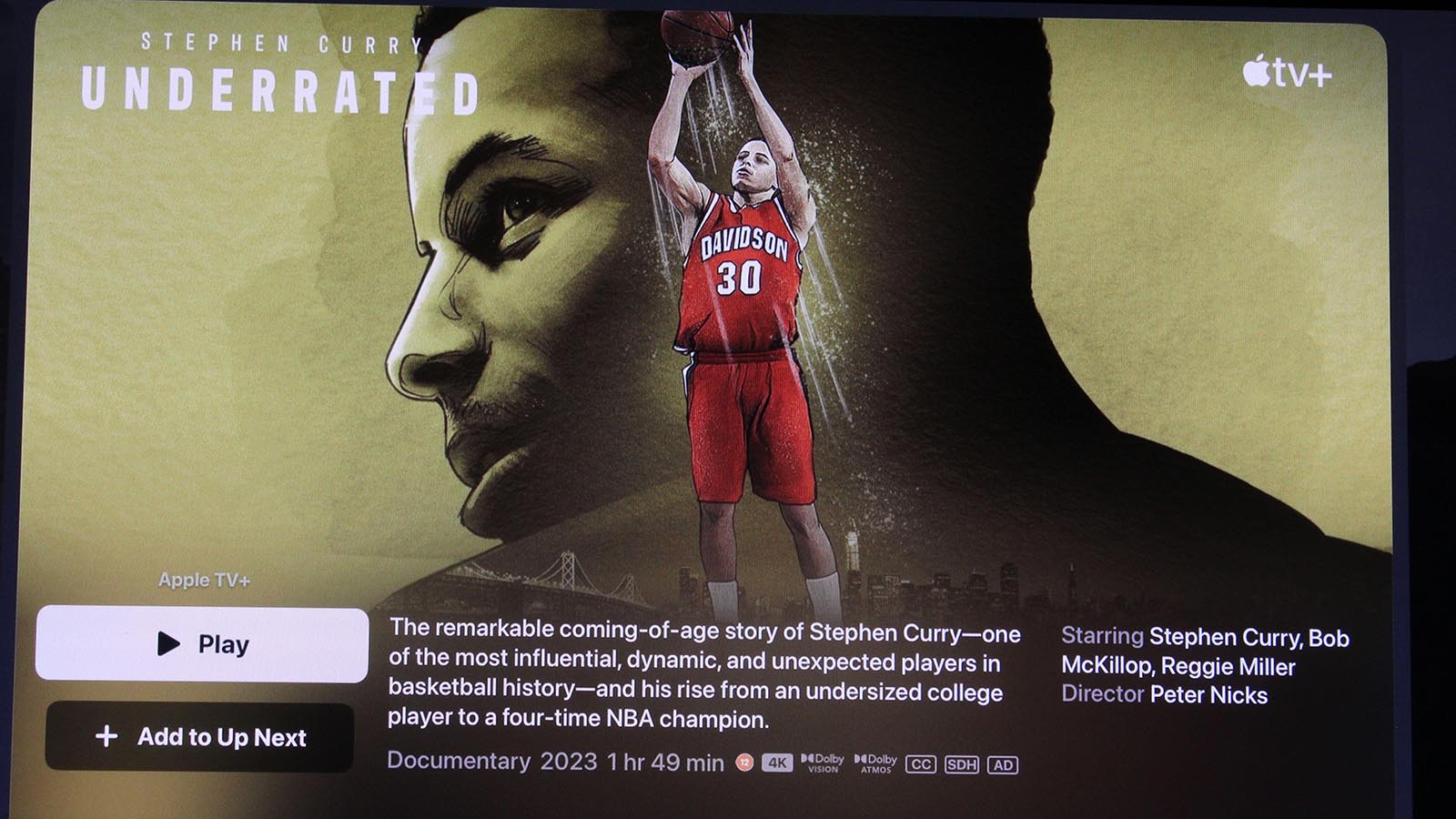 Steph Curry's Underrated show on Apple