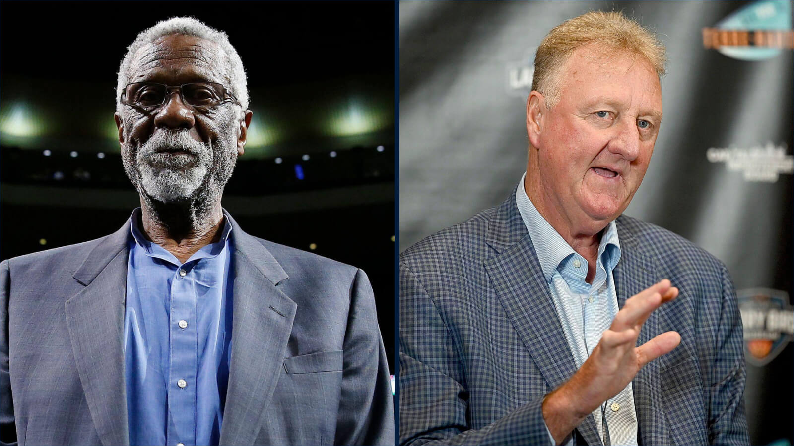 EVERY NUMBER RETIRED BY THE BOSTON CELTICS: BILL RUSSELL AND LARRY BIRD FEATURE…
