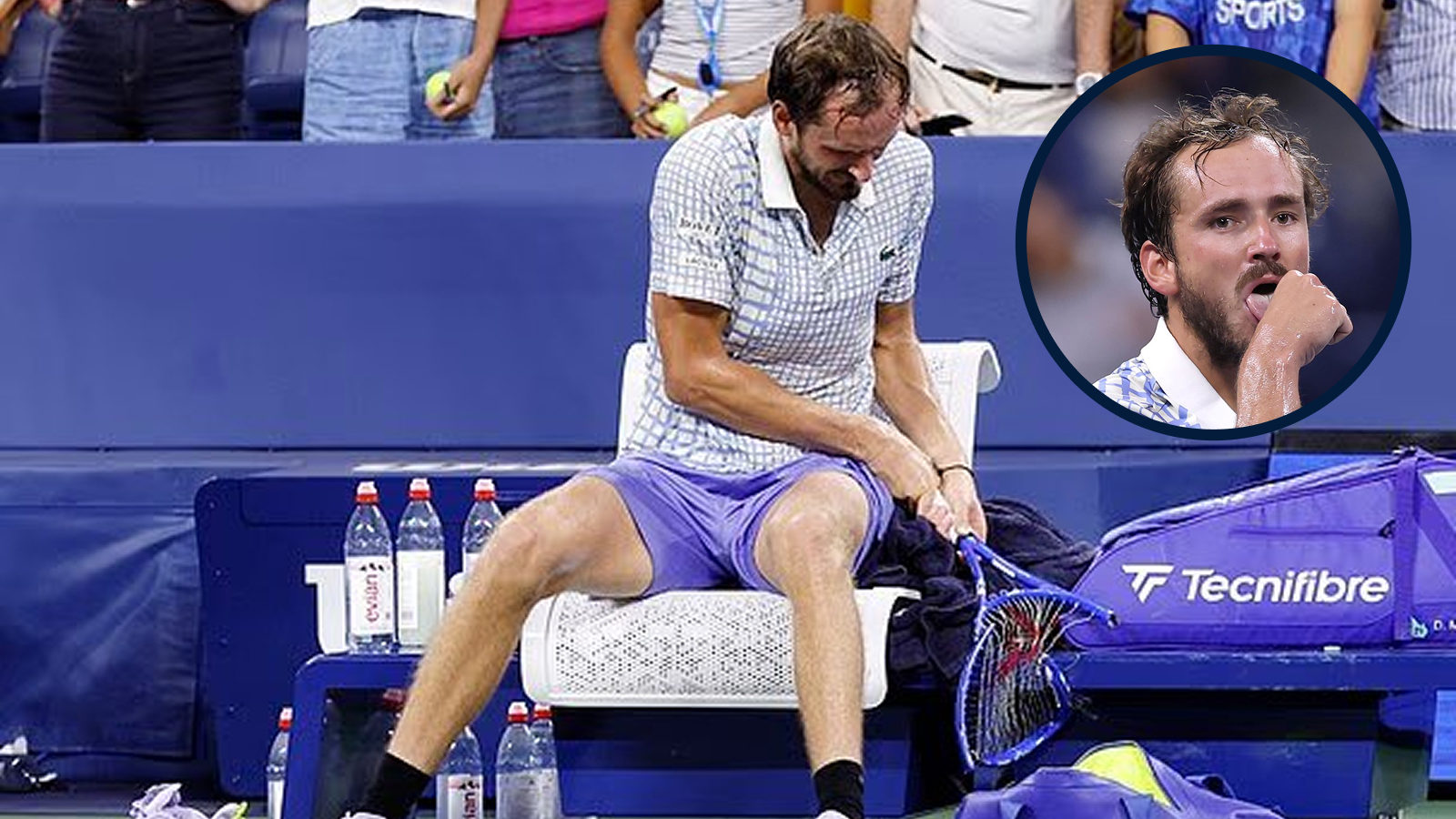 WATCH: DANIIL MEDVEDEV RAGES AT UMPIRE AS US OPEN DESCENDS INTO CHAOS