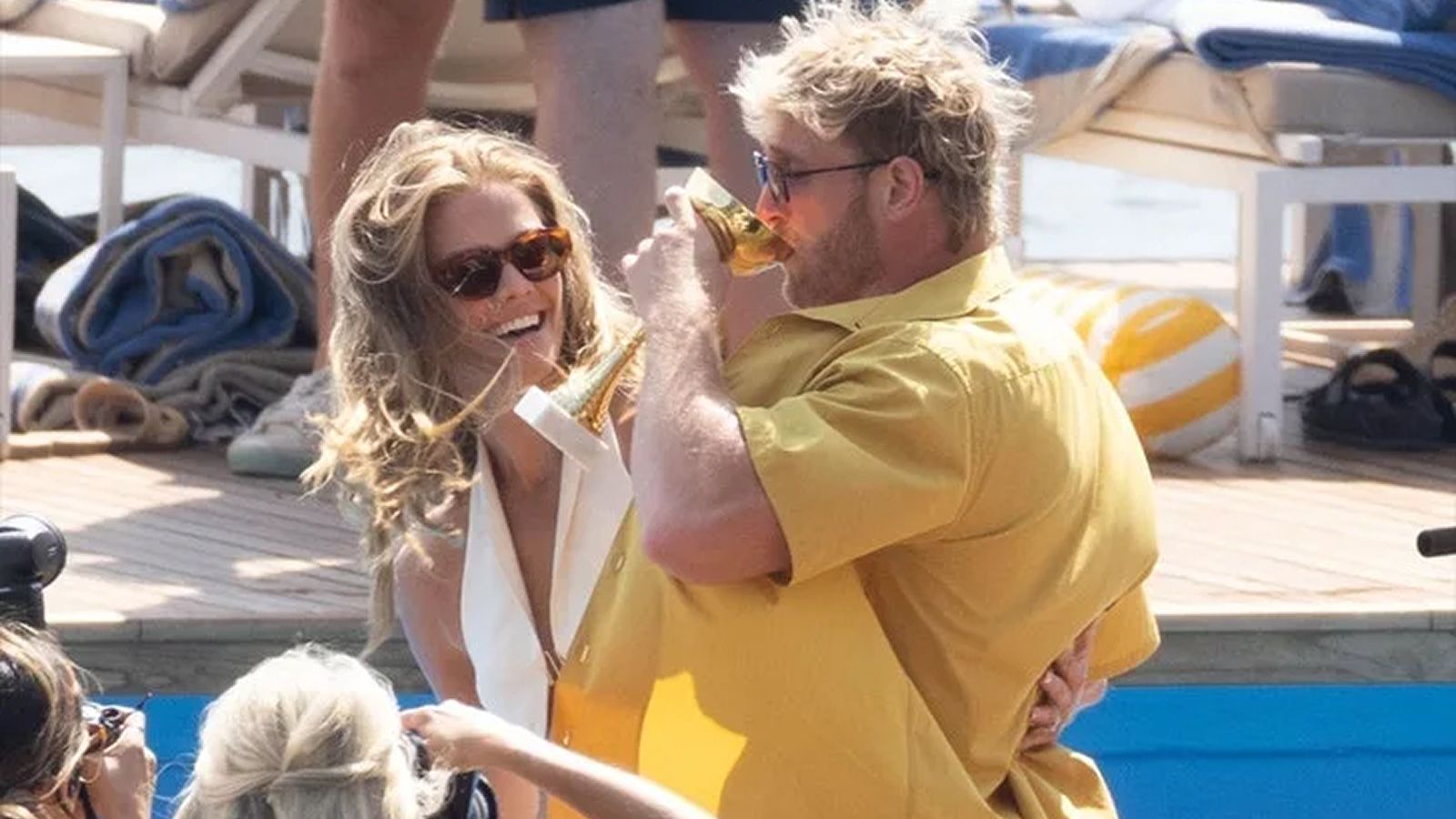 LOGAN PAUL AND NINA AGDAL STAGE LAVISH WEDDING CELEBRATION ON LAKE COMO