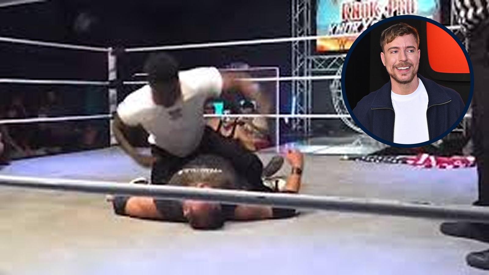 MRBEAST MAKES TOUCHING GESTURE AS SYKO STU RECOVERS FROM BRUTAL RAJA JACKSON ATTACK