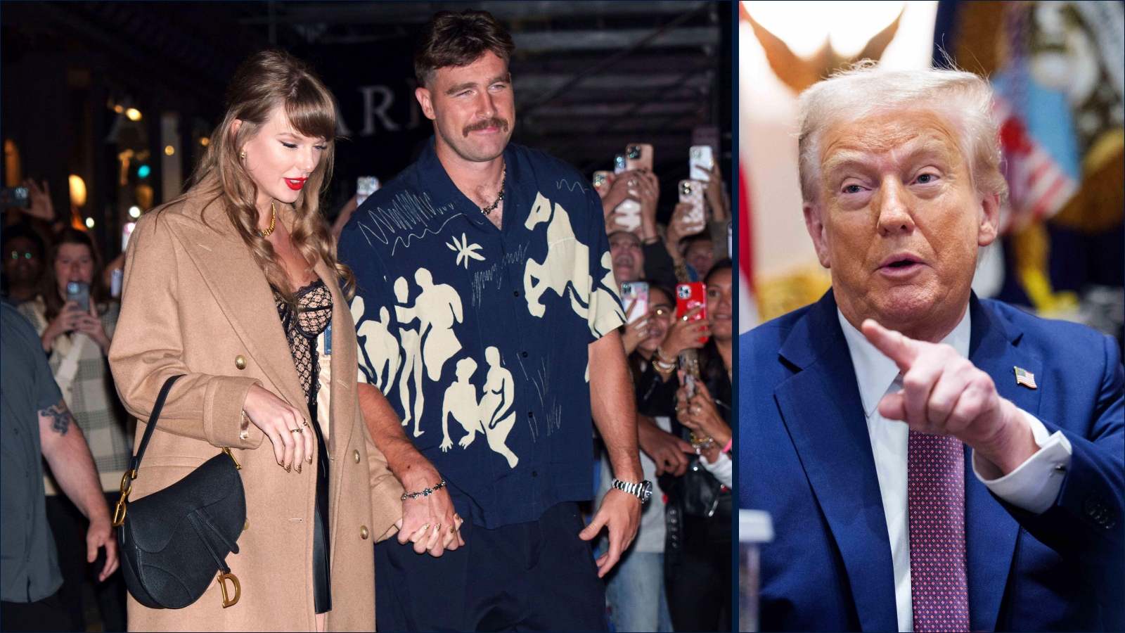 DONALD TRUMP SHOCKS FANS WITH REACTION TO TAYLOR SWIFT AND TRAVIS KELCE ENGAGEMENT