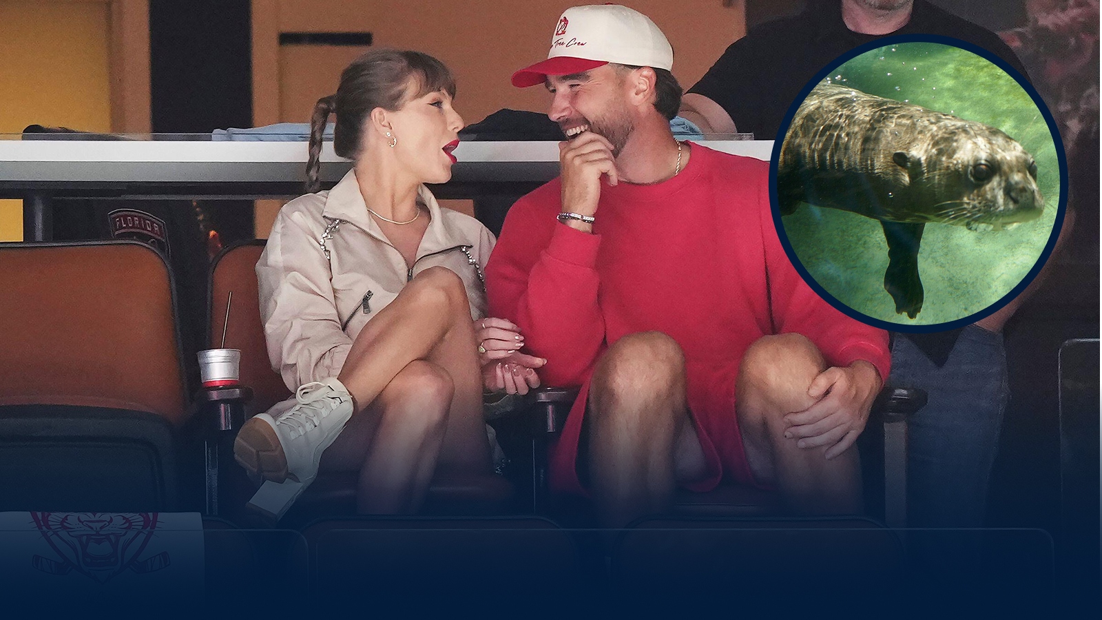 TRAVIS KELCE’S LOVE OF OTTERS EARNS NFL STAR AND TAYLOR SWIFT FAMED AQUARIUM INVITE