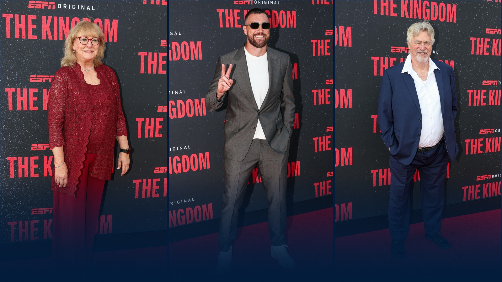 TRAVIS KELCE AND PARENTS STEAL SPOTLIGHT AT CHIEFS’ GLITZY ‘THE KINGDOM’ PREMIERE