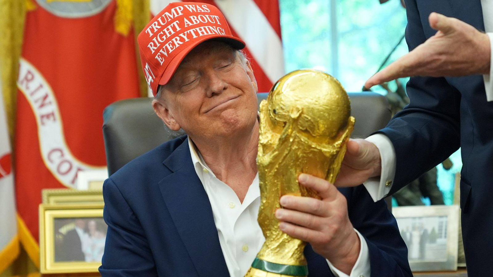 WATCH: DONALD TRUMP MAKES HILARIOUS CLAIMS AMID MEETING WITH FIFA CHIEF
