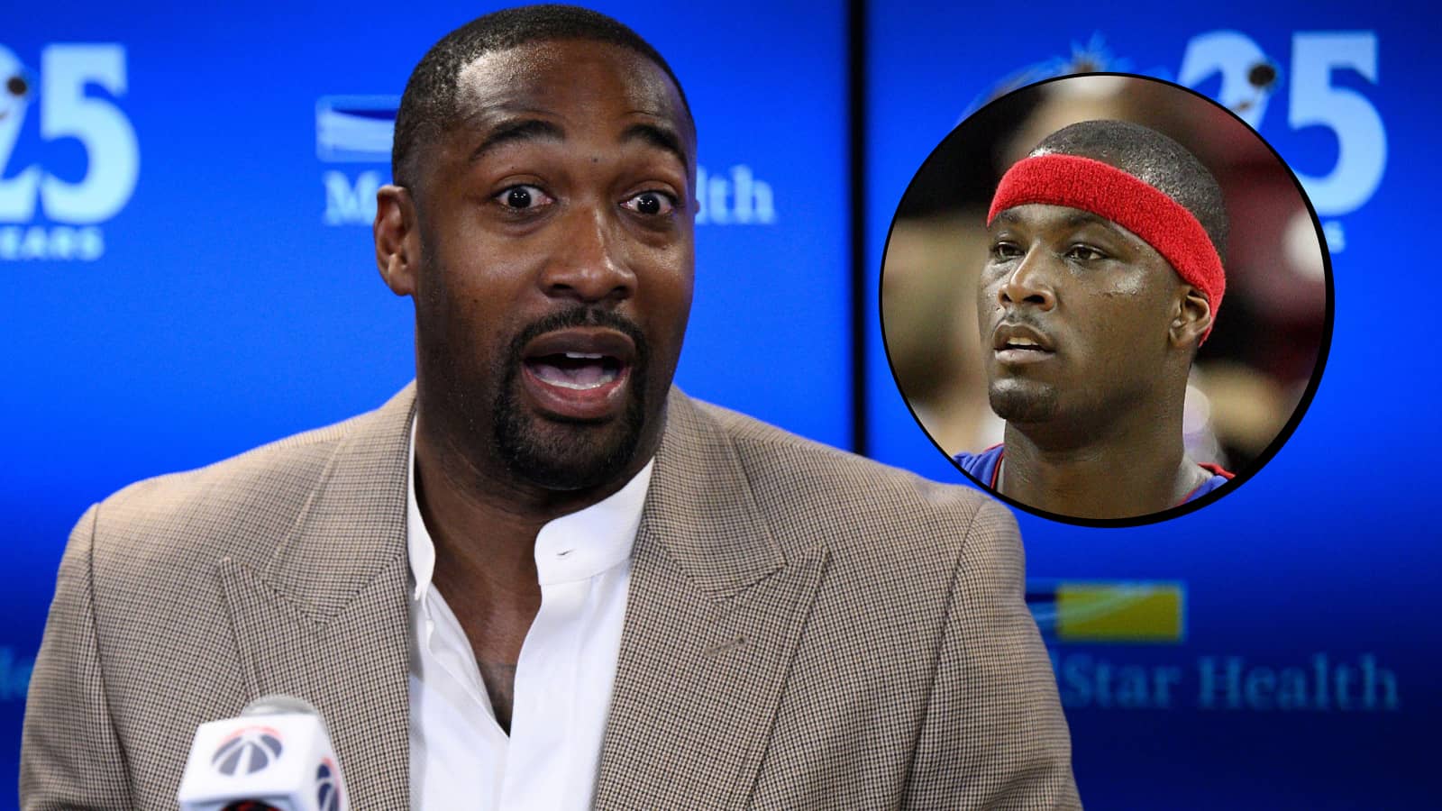 GILBERT ARENAS CALLS OUT ‘CREEP’ KWAME BROWN IN LATEST SPAT BETWEEN FORMER NBA TEAM-MATES