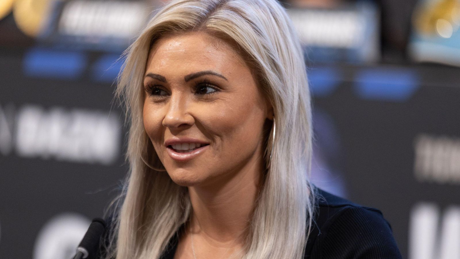 Shannon Courtenay pictured during a media event