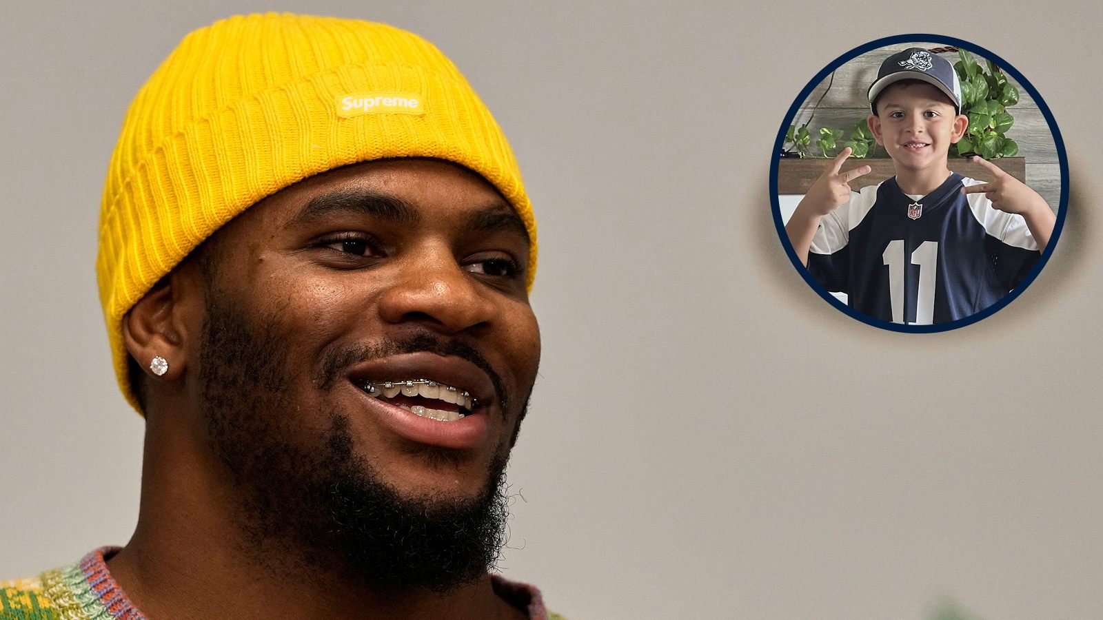 Micah Parsons made this touching gesture to comfort young Dallas Cowboys  fan in tears