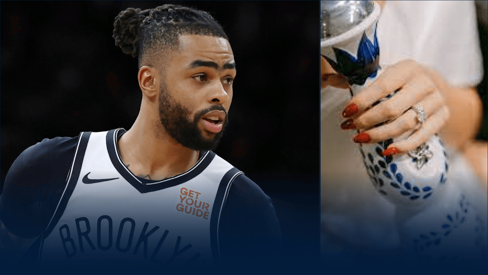 D’ANGELO RUSSELL’S STUNNING FIANCEE LAURA IVANIUKAS SHOWS OFF DIAMOND ENGAGEMENT RING