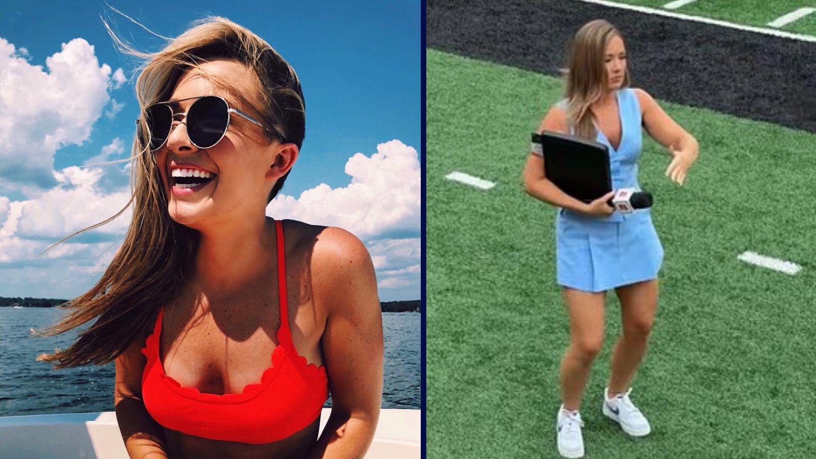 WATCH: GORGEOUS ESPN REPORTER CAUGHT DANCING MOMENTS BEFORE GOING LIVE