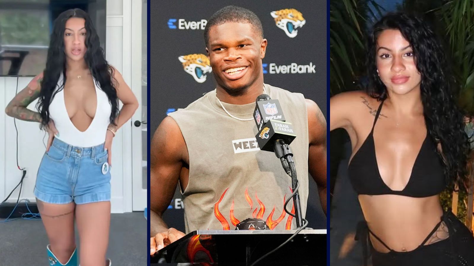 TRAVIS HUNTER’S WIFE STUNS IN SEXY WHITE TOP WHILE NFL DEBUTANT SHOWS OFF NEW HAIRSTYLE