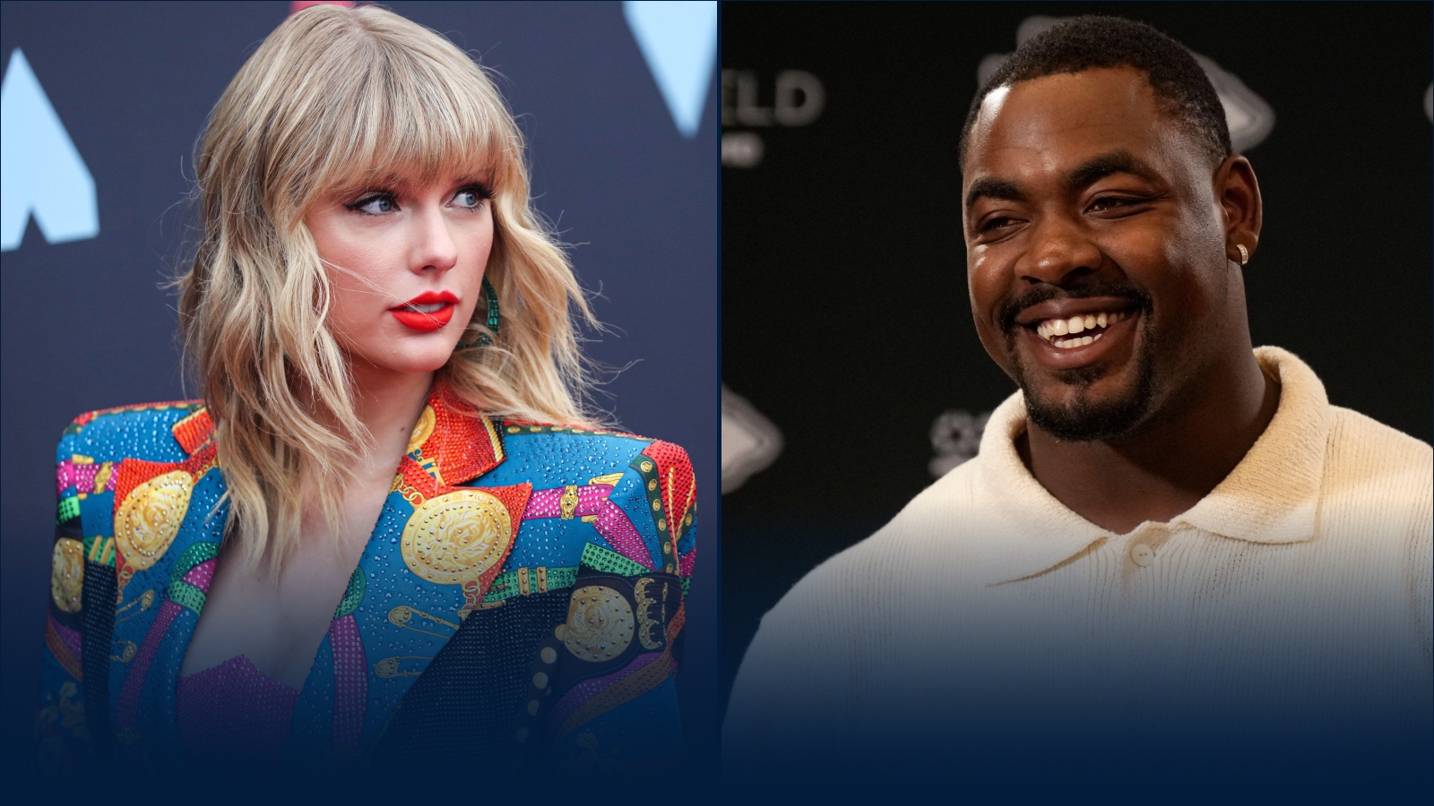 CHIEFS’ CHRIS JONES SHOCKS PRESS CONFERENCE WITH TAYLOR SWIFT THEMED ENTRANCE