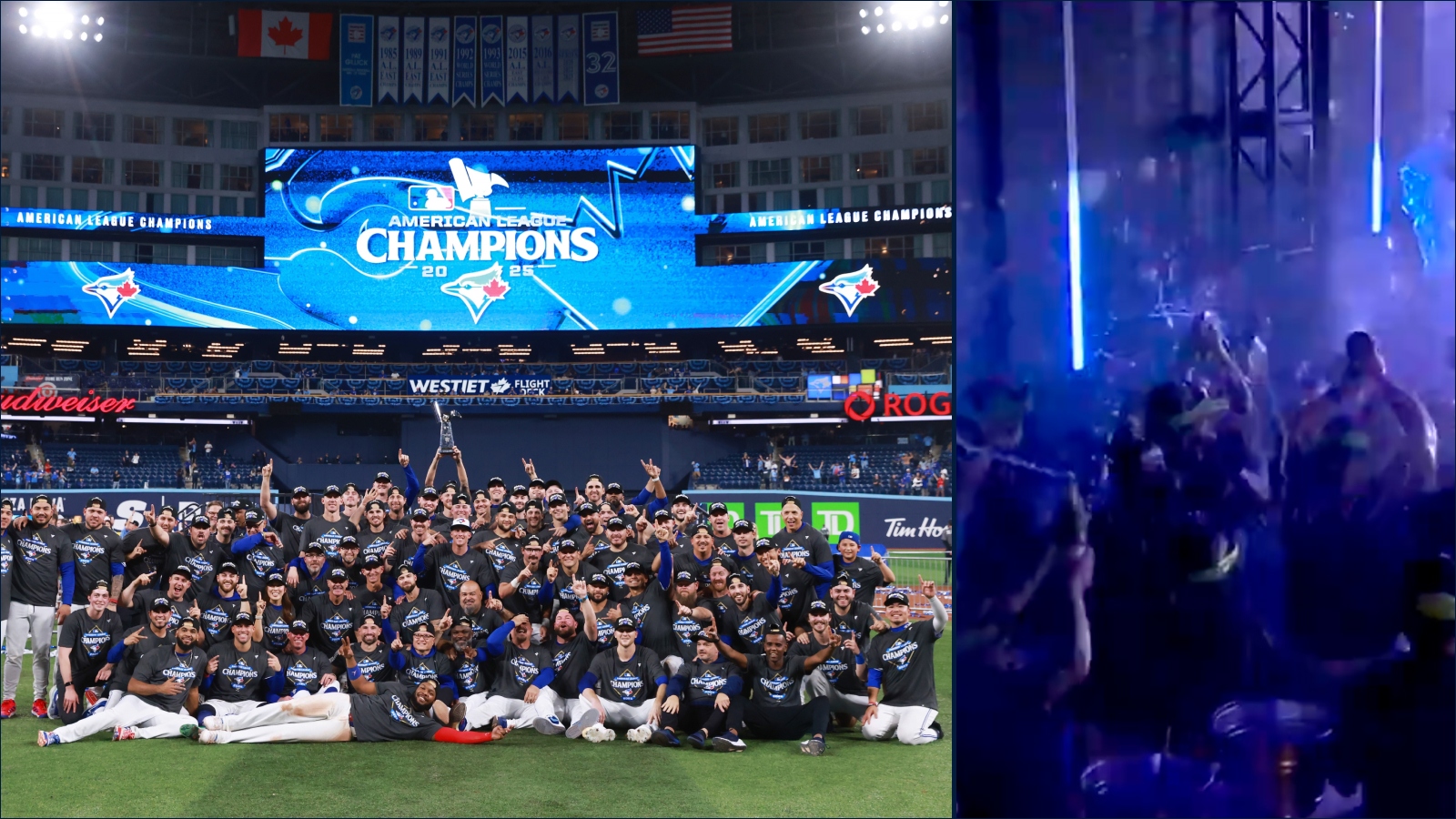 TORONTO BLUE JAYS ALCS WIN SPARKS WILD CELEBRATIONS AFTER 32-YEAR WAIT