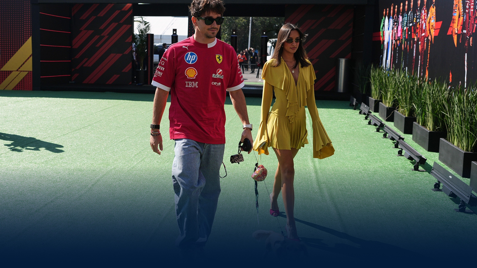 F1 STAR CHARLES LECLERC ENGAGED TO STUNNING MODEL ALEXANDRA SAINT MLEUX