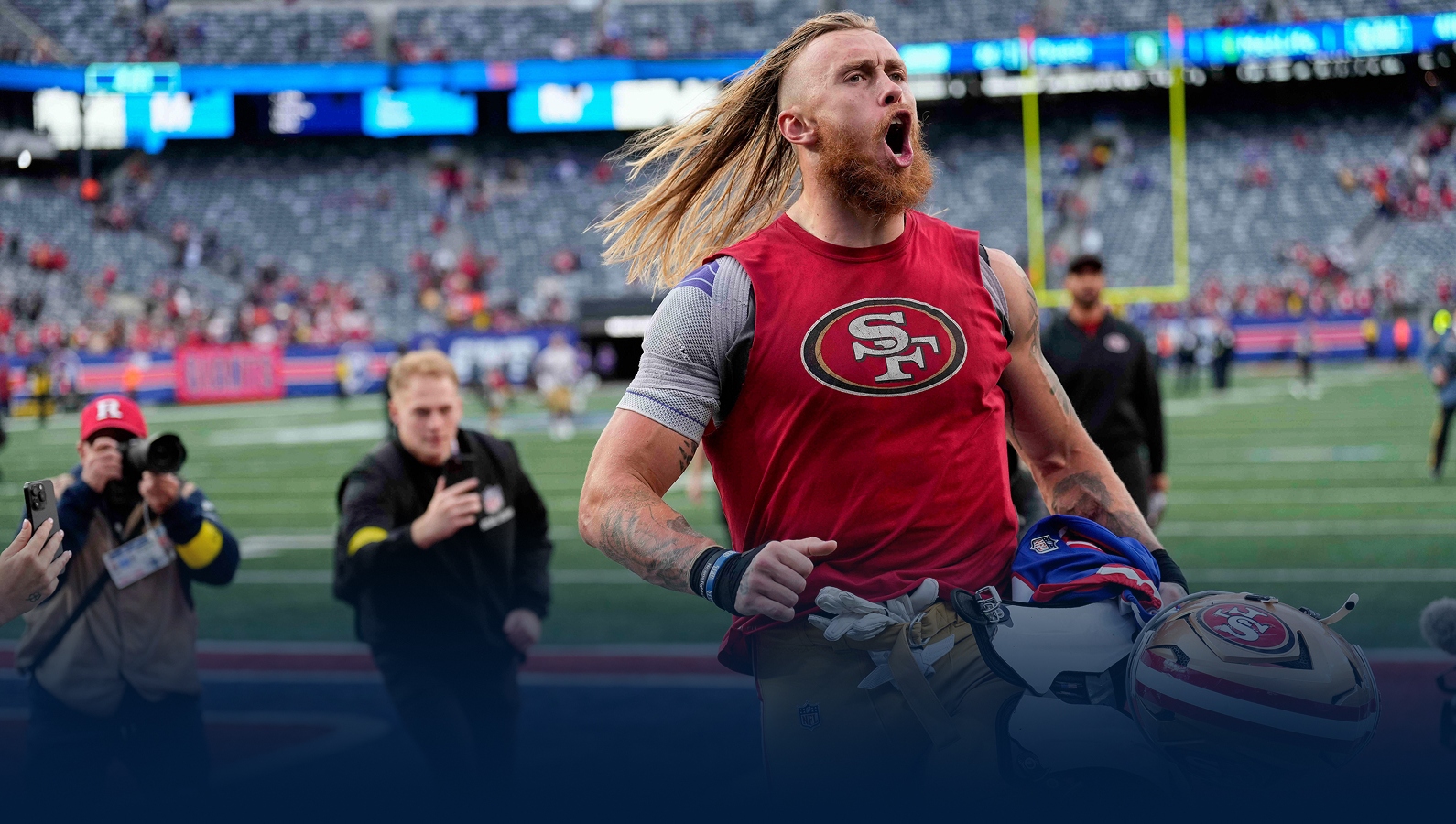 49ERS’ GEORGE KITTLE STEALS THE SHOW AT METLIFE STADIUM WITH KPOP DEMON HUNTERS DANCE