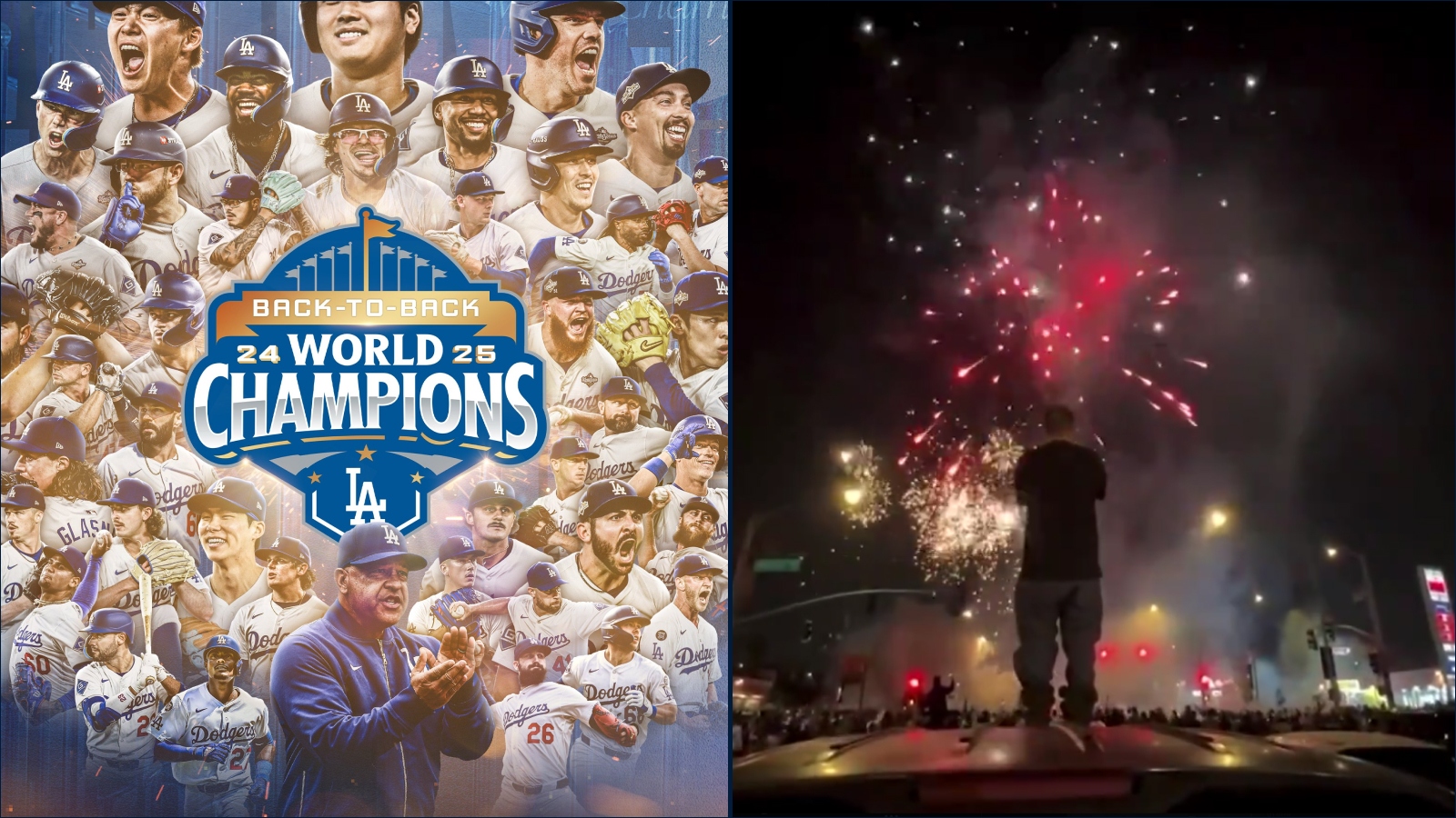 DODGERS CROWNED WORLD SERIES CHAMPIONS AS WILD LA CELEBRATIONS SPARK CHAOS