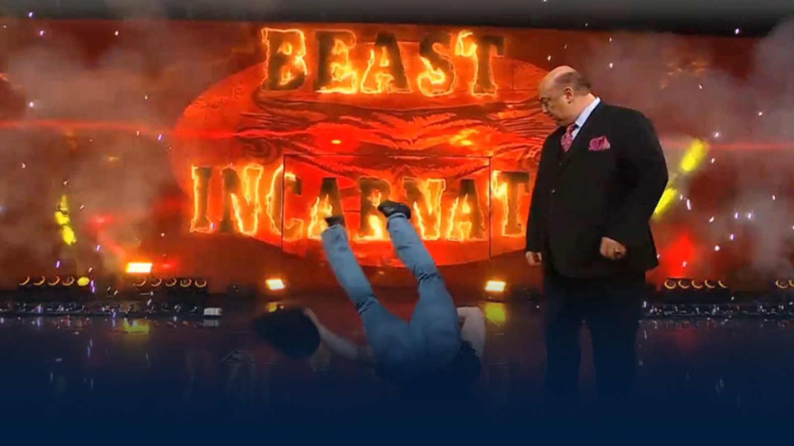 WATCH: BROCK LESNAR SUFFERS HILARIOUS BOTCH DURING MONDAY NIGHT RAW ENTRANCE