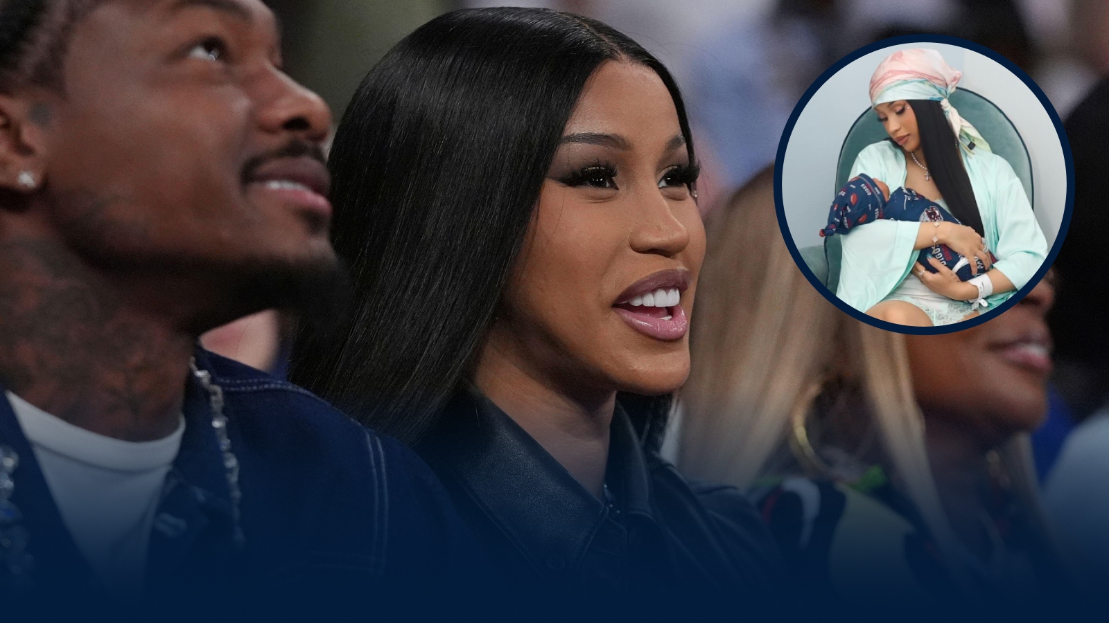 CARDI B SHARES FIRST BABY PHOTOS WITH NFL STAR STEFON DIGGS