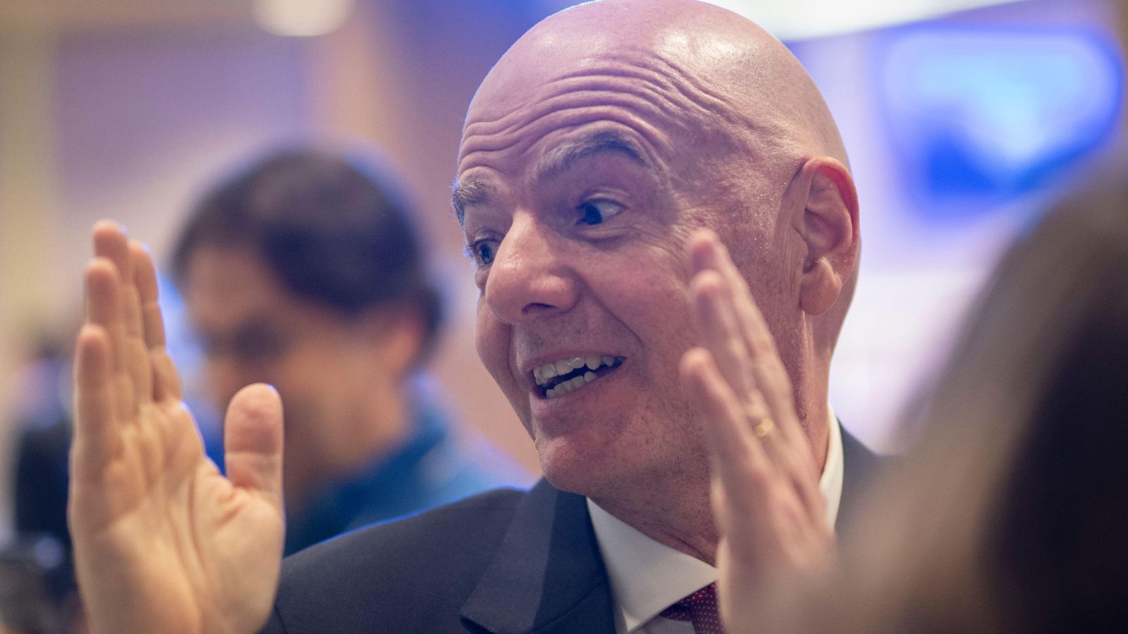 GIANNI INFANTINO UNDER FIRE AFTER ‘CHEAP JOKE’ ABOUT BRITISH FANS AT WORLD CUP